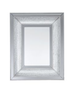 Wendi Wall Bedroom Mirror In Antique Silver Frame