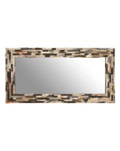 Ripley Wall Mirror In Mosaic Effect Multi-Colour Frame