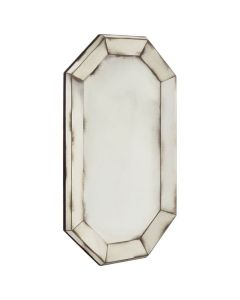 Rusper Venetian Wall Mirror In Antique Silver Frame