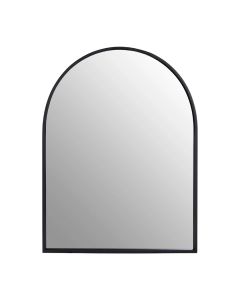 Trento Large Wall Mirror With Black Metal Frame