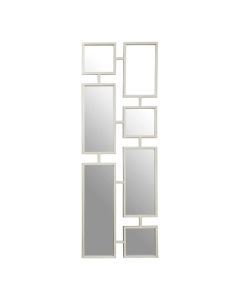 Beauly Metal Wall Mirror In Silver