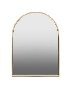 Trento Small Wall Mirror With Gold Metal Frame