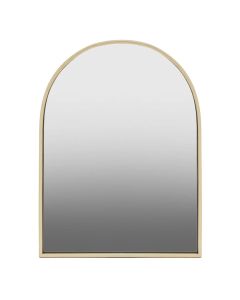 Trento Small Wall Mirror With Gold Metal Frame