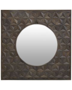 Solana Wall Mirror With Mango Wooden Frame