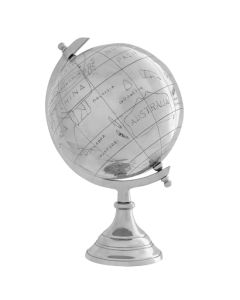 Churchill Small Globe In Nickel