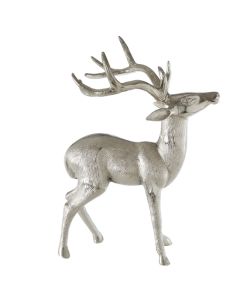 Velis Small Floor Standing Aluminum Stag In Nickel