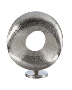 Fifty Five South Aluminium Grind Sculpture In Nickel