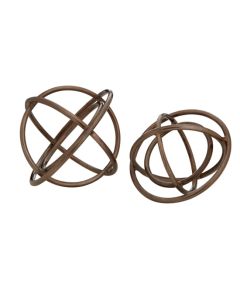 Nexus Aluminium Set Of 2 Sculptures in Bronze