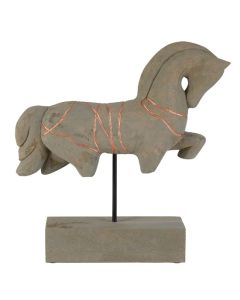 Vena Mango Wood Horse Sculpture In Natural