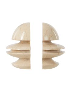 Sura Soma Set Of 2 Bookends In Polished Natural