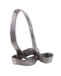 Prato Cast Aluminium Knot Sculpture In Black