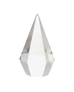 Carrie Glass Crystal Ornament In Clear