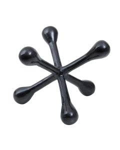 Prato Cast Aluminium Abstract Sculpture In Black