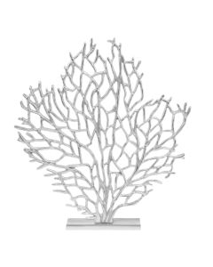 Prato Cast Aluminium Large Tree Sculpture In Nickel