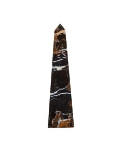 Salmo Large Marble Obelisk In Black