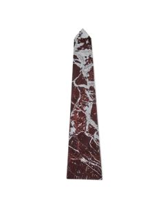 Salmo Large Marble Obelisk In Red