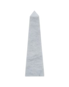 Salmo Small Marble Obelisk In White
