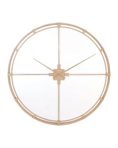 Beauly Acrylic And Metal Wall Clock In Gold