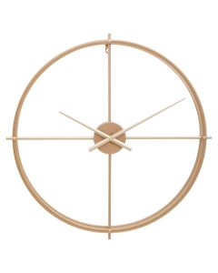 Kent Large Wall Clock In Gold Metal Frame