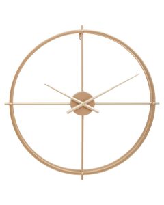 Kent Large Wall Clock In Gold Metal Frame