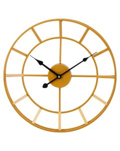 Kent Small Wall Clock In Gold Frame And Black