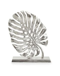Prato Aluminium Leaf Sculpture In Silver