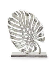 Prato Aluminium Leaf Sculpture In Silver