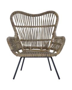 Manado Kubu Rattan Bedroom Chair In Natural