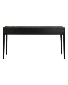 Salvar Wooden Console Table In Natural And Black With 4 Drawers