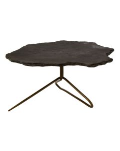 Rany Stone Top Coffee Table In Black