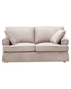 Ralph Velvet 2 Seater Sofa In Mink