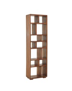 Surati Sheesham Wood Display Shelving Unit In Brown