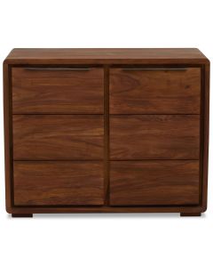 Surati Sheesham And Acacia Wood Sideboard With 2 Doors