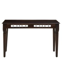 Srina Sheesham Wood Console Table In Dark Brown