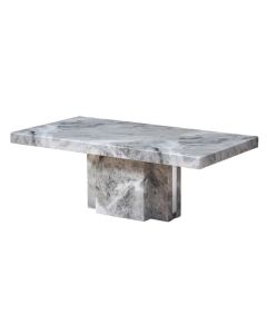 Saronno Rectangular Marble Coffee Table In Grey