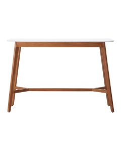 Myan Marble Top Console Table In White