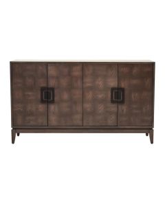 Dimaro Wooden Sideboard With 4 Doors In Antique Grey