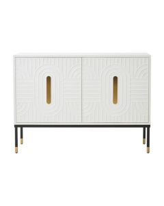 Danta Wooden Sideboard With 2 Doors In Off White