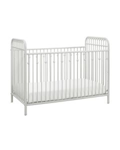 Monarch Hill Ivy Metal Baby Crib Cot Bed In Off White