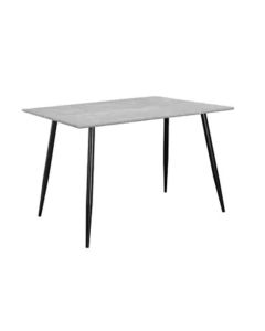 Monza Rectangular 120cm Wooden Dining Table In Stone Effect
