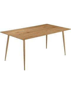 Monza Rectangular 120cm Wooden Dining Table In Oak