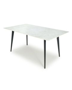 Ceres Medium Ceramic Top Dining Table In Marble Effect