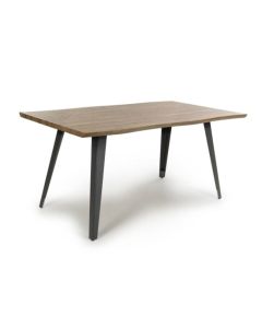 Nassau Medium Curved Wooden Dining Table In Natural