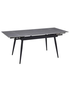 Monaco Extending Ceramic Top Dining Table In Grey