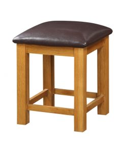 Acorn Wooden Dressing Stool In Oak