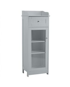 Alaska Glass Display Cabinet In Grey