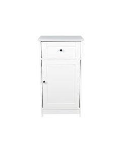 Alaska Wooden Low Storage Cabinet In White