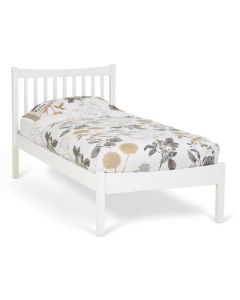 Alice Wooden Single Bed In Opal White