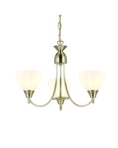 Alton 3 Lights Ceiling Pendant Light In Satin Chrome