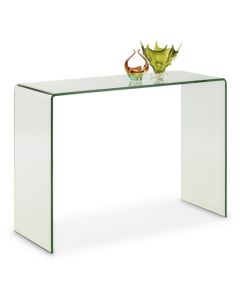 Amalfi Bent Glass Console Table